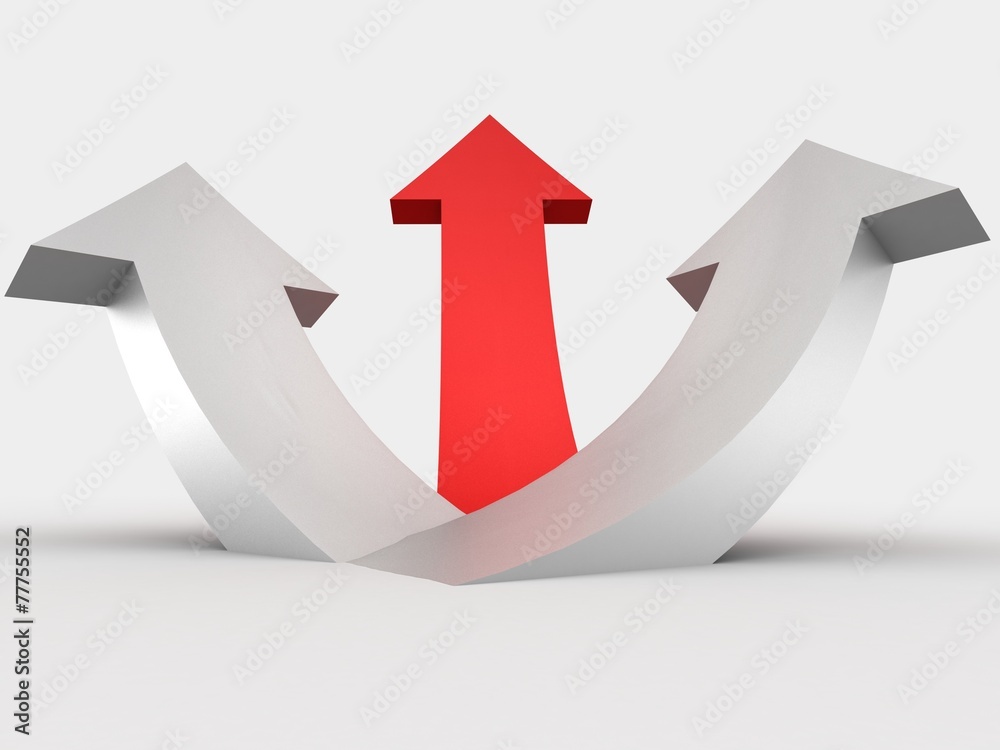 3D arrows, logo design 3D arrows, logo design