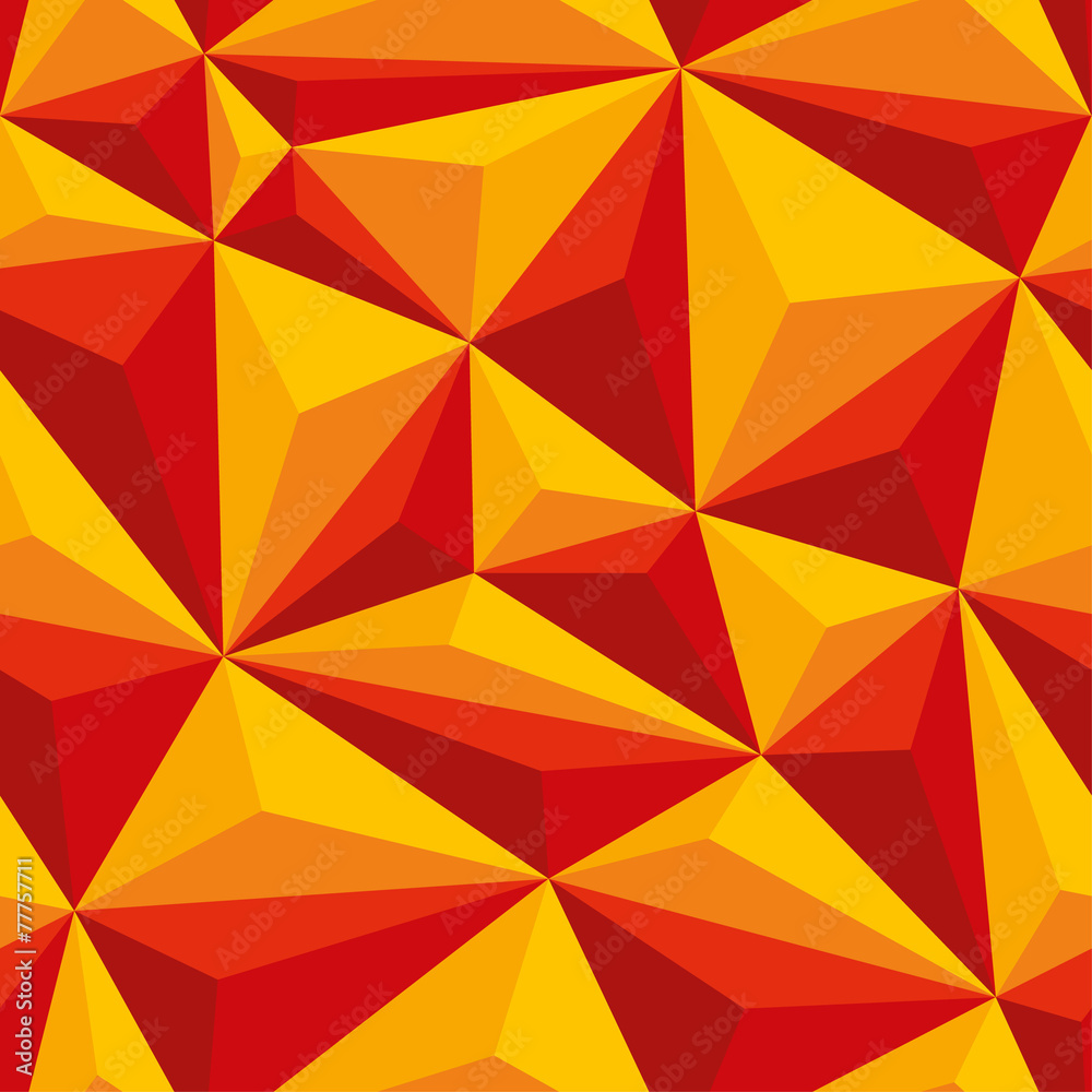 Obraz premium 12 Polygonal Seamless Pattern
