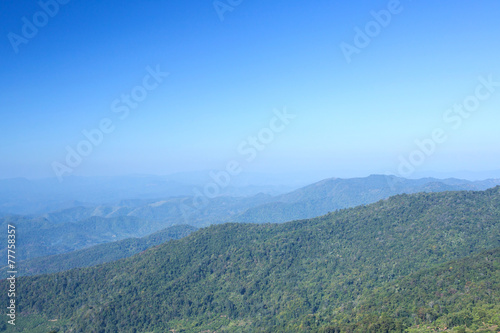 View point in nature, Thailand, panorama