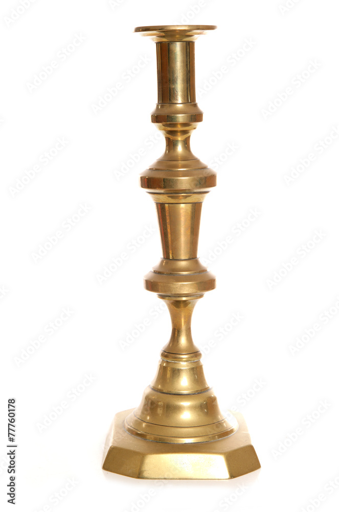 vintage brass candle stick holder