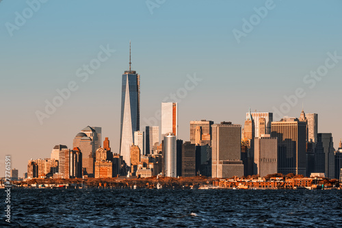 View of Manhattan skyline in NYC #77761591