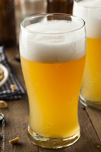 Resfreshing Golden Lager Beer