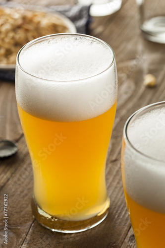 Resfreshing Golden Lager Beer