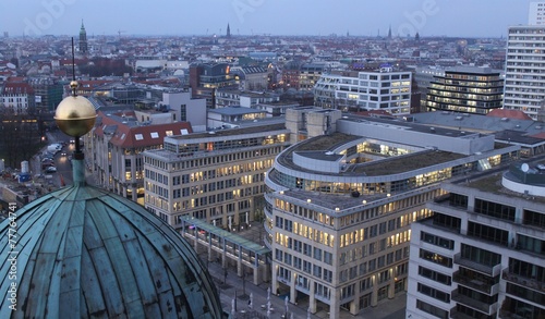 Blick vom Berliner Dom zum Hackeschen Markt photo