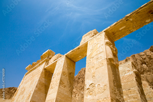 The temple of Hatshepsut near Luxor in Egypt photo