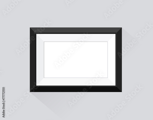 Frame with black border for business exhibition portfolio.