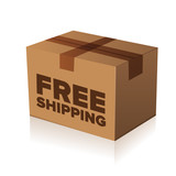 Free shipping cardboard