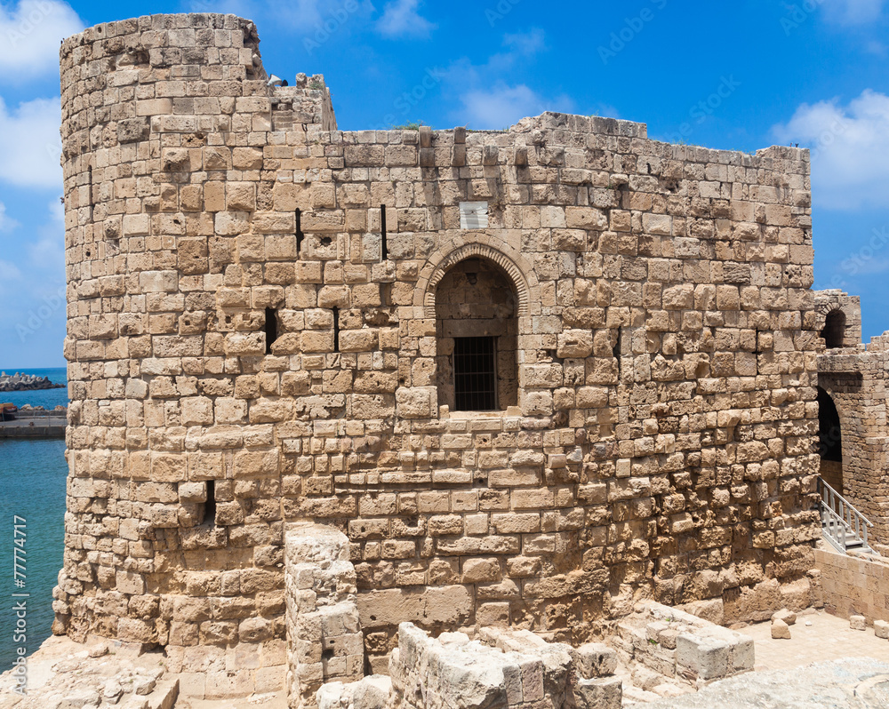 Sidon Crusader Sea Castle, Lebanon