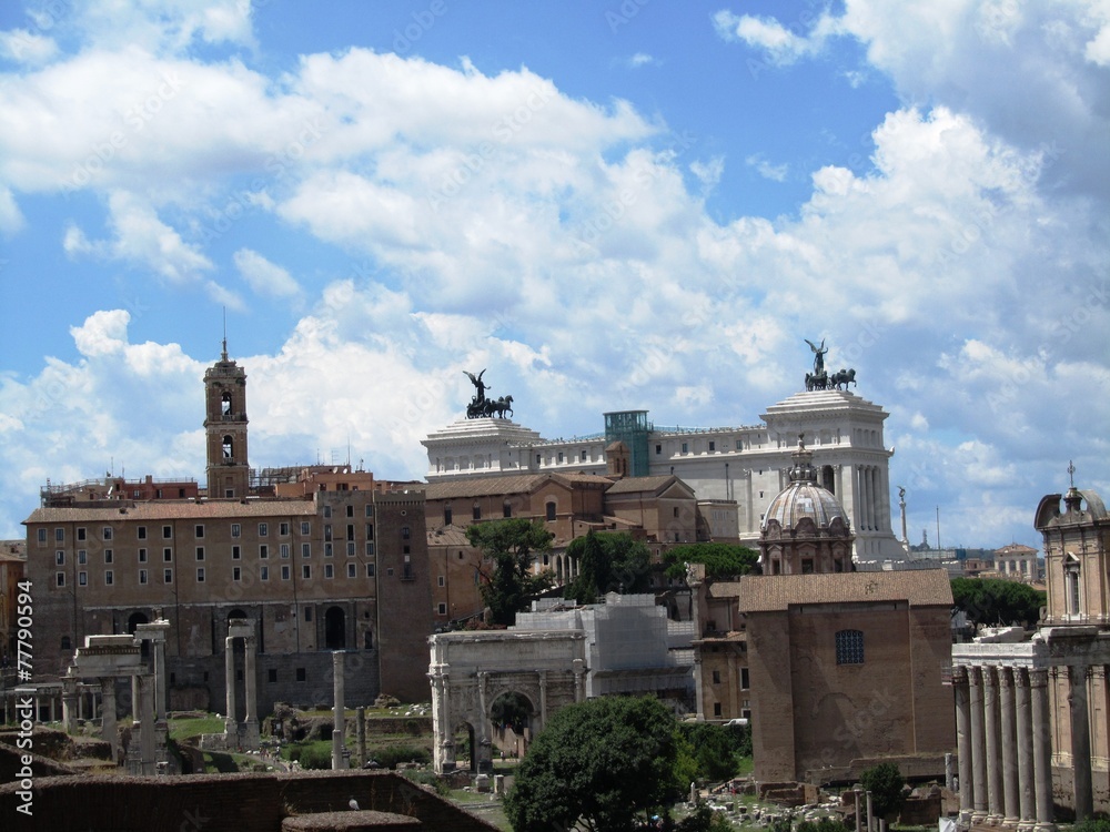 Forum Romanum in Rom - Italien 