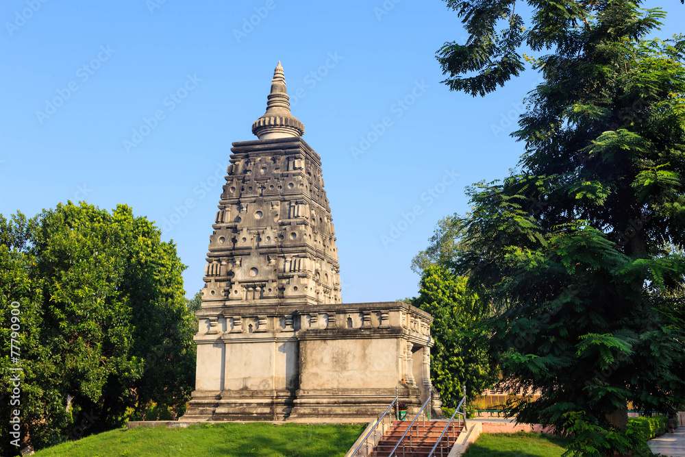 Animesa Locana (The Place of Unwinking Gazing) at Mahabodhi temp Animesa Locana (The Place of Unwinking Gazing) at Mahabodhi temp