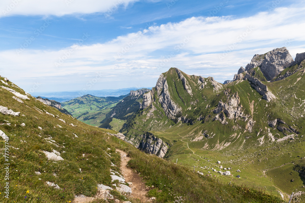 View of the Alpstein massif