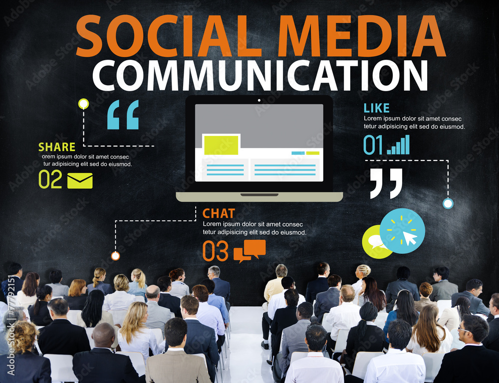 Social Media Social Networking Technology Connection Concept Social Media Social Networking Technology Connection Concept