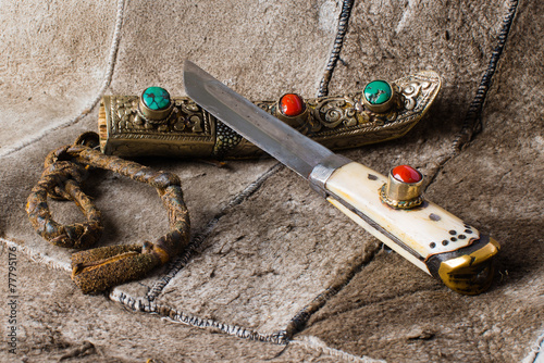 Yakutia (tibet) retro knife, 19th century