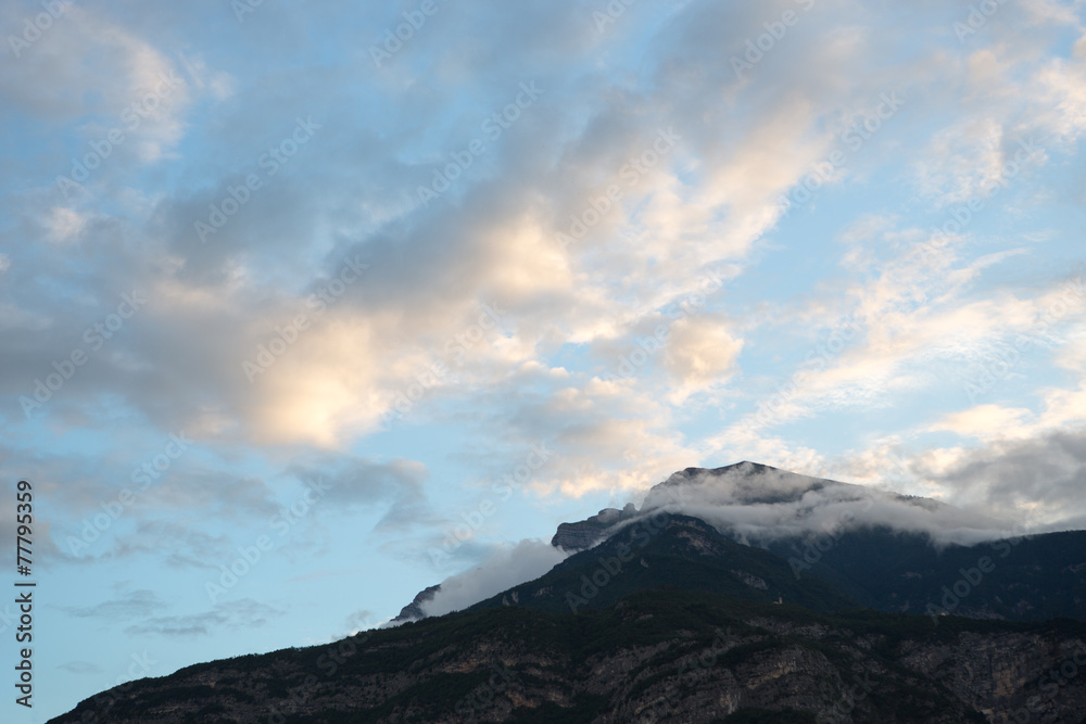 sky and mountains – sunset