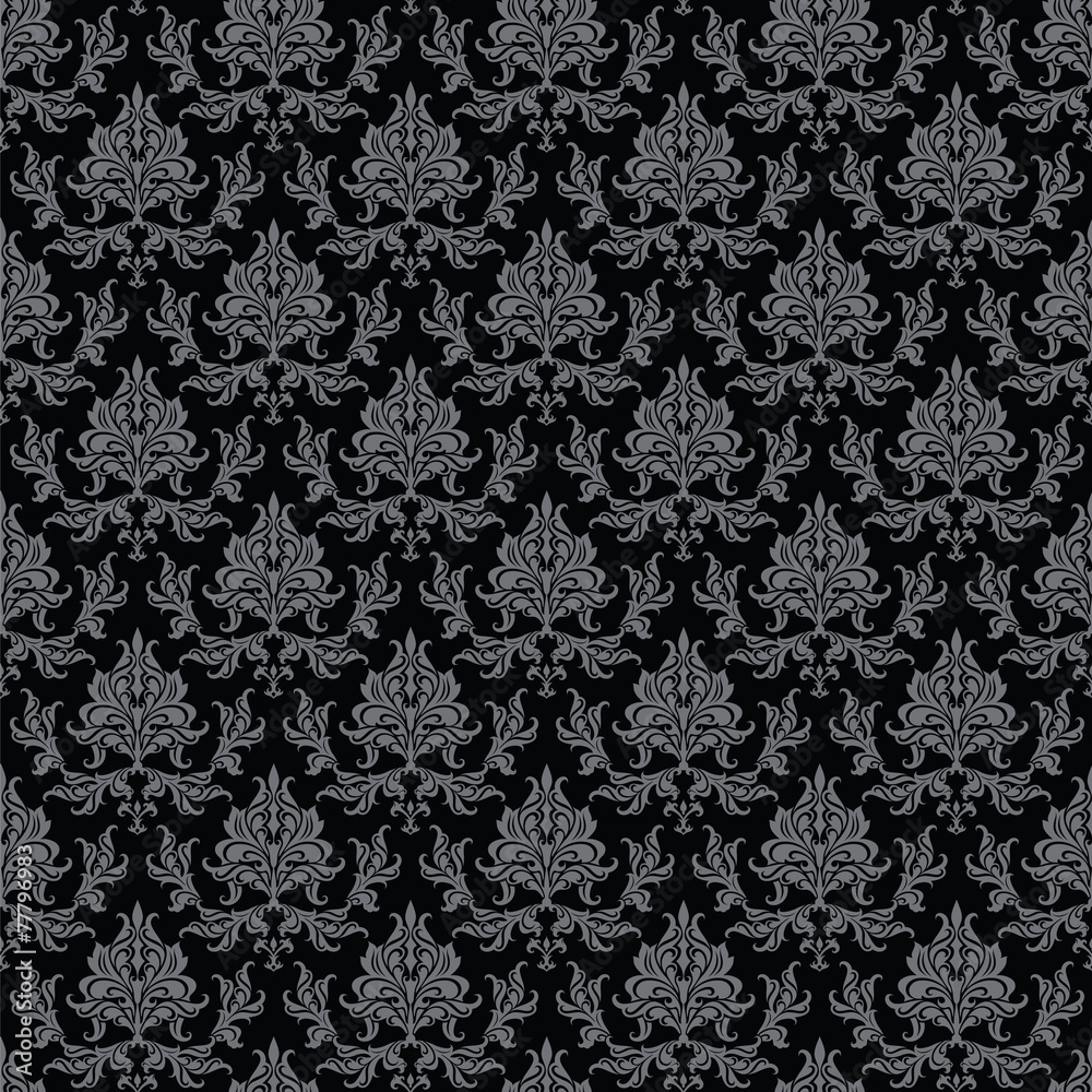 Damask seamless pattern