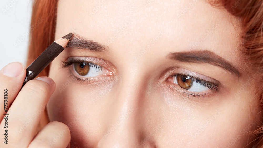 Naklejka premium beautystep make up