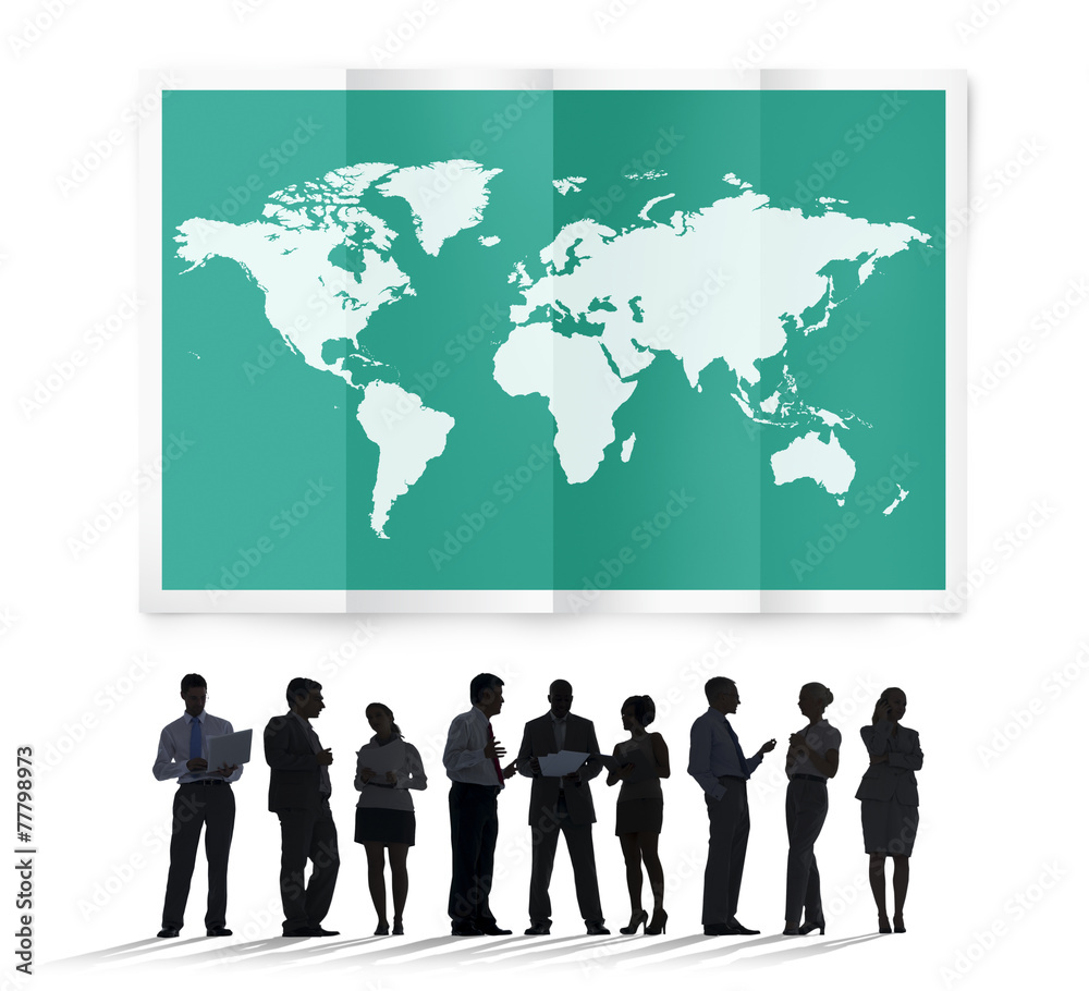 World Global Business Cartography Globalization Concept World Global Business Cartography Globalization Concept