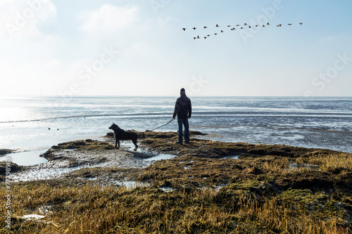 allein am Meer
