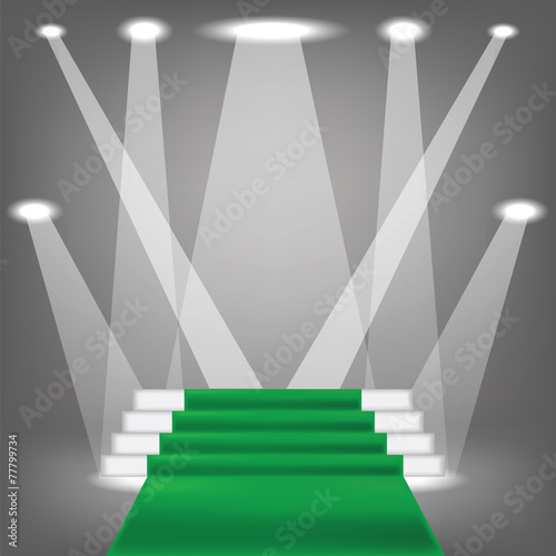 green carpet