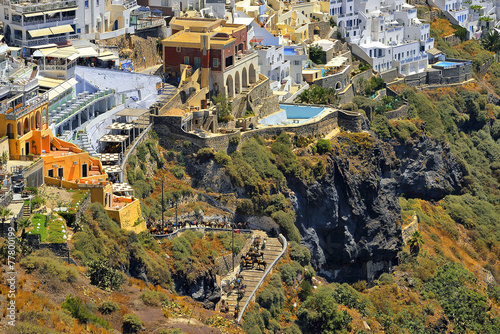 Santorini, Grecja, architektura photo