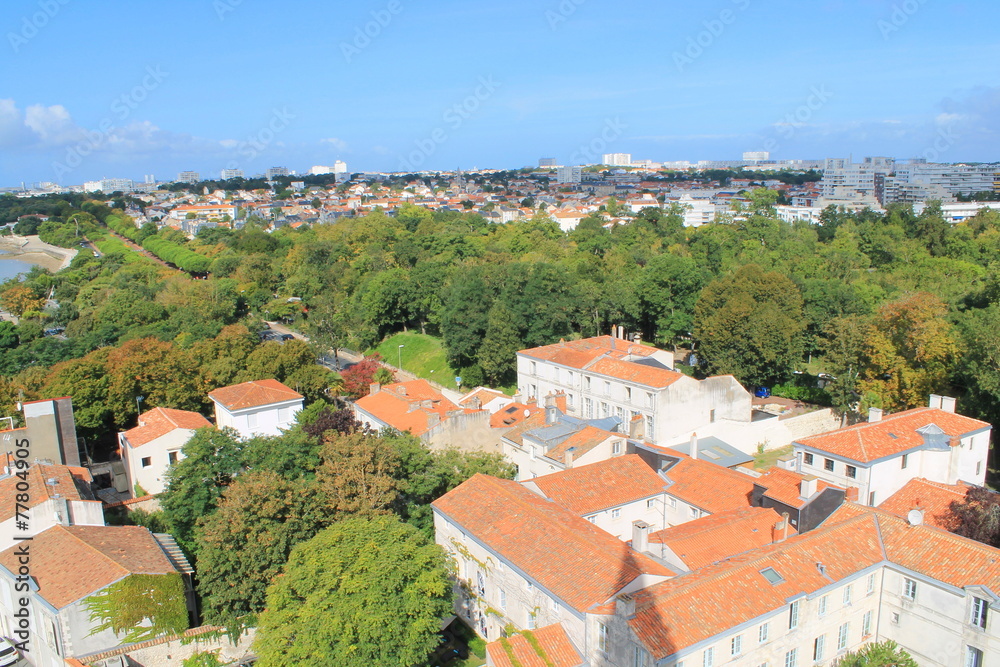 La Rochelle vue d'en haut