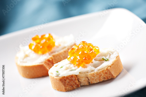 Caviar Canapes