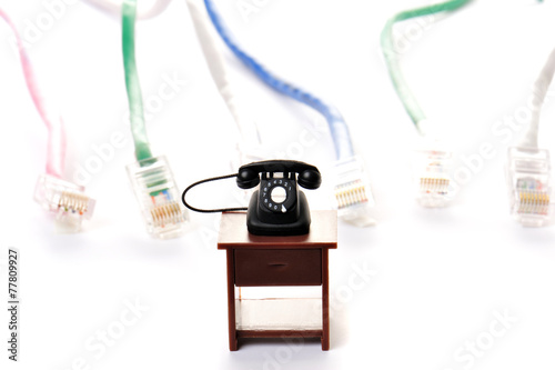 電話回線のイメージ