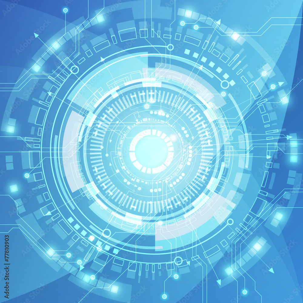 Fototapeta premium vector abstract digital technology concept background