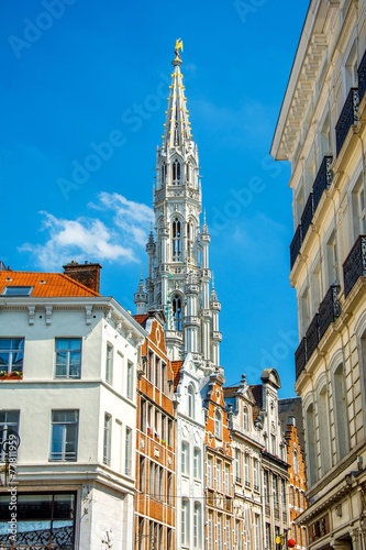 Bruxelles, clocher de l'Hôtel de Ville