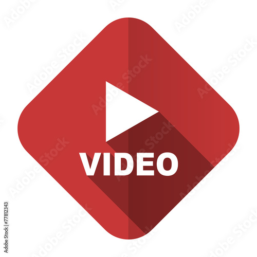 video flat icon Free Download video flat icon - GFXLoad