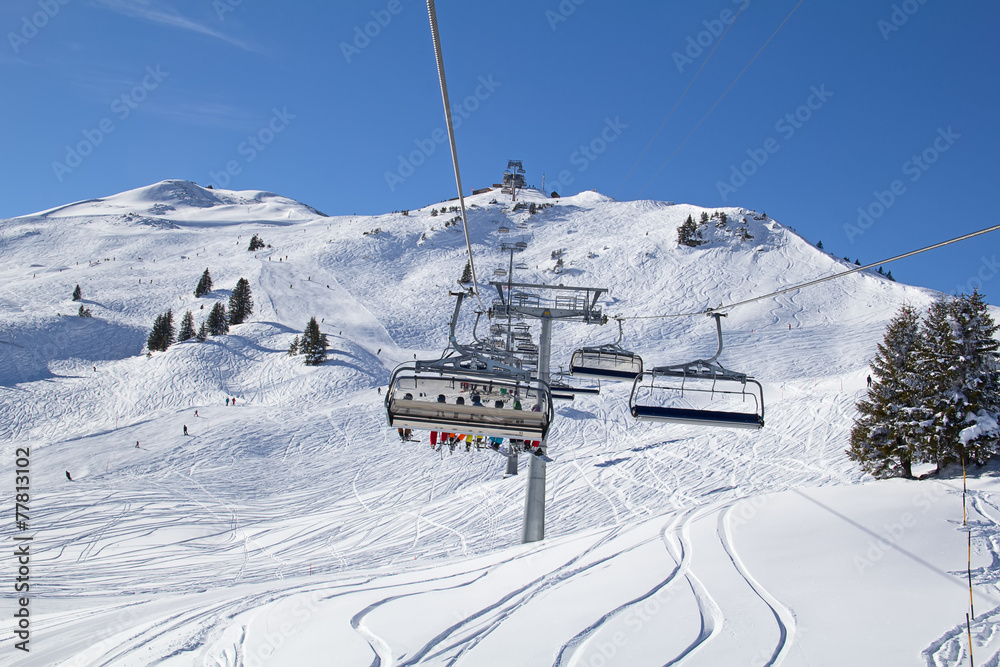 Fototapeta premium Winter in alps