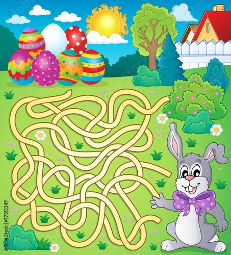 Maze 4 with Easter theme