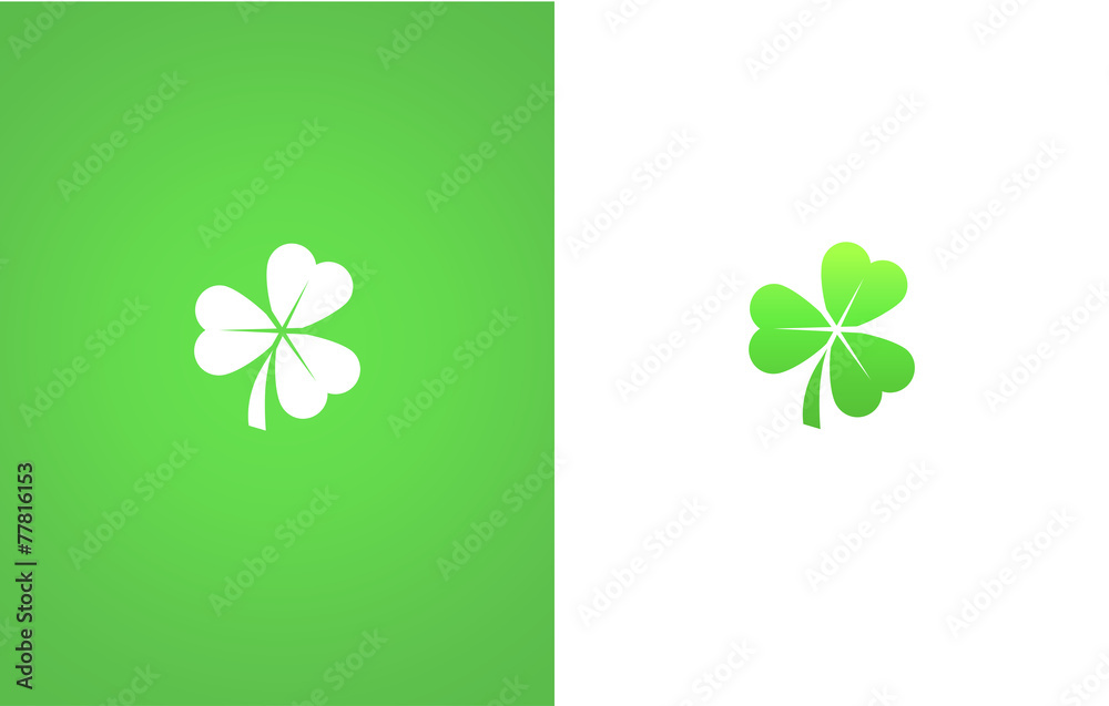Shamrock Clover Leaf