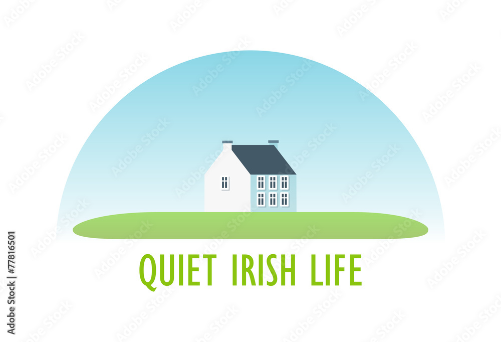 Fototapeta premium Traditional Irish House