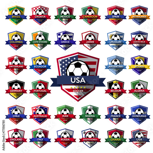 Mega Collection of soccer ( football ) badge