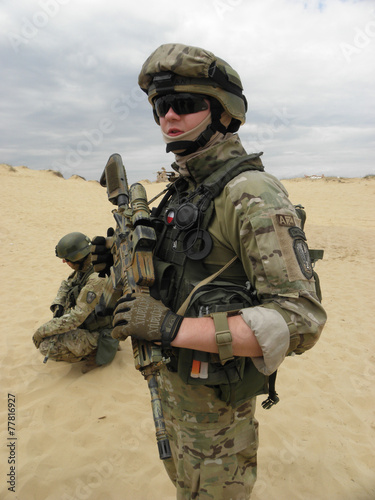 Poland soldier NATO portret