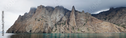 Kara Dag mountain panorama
