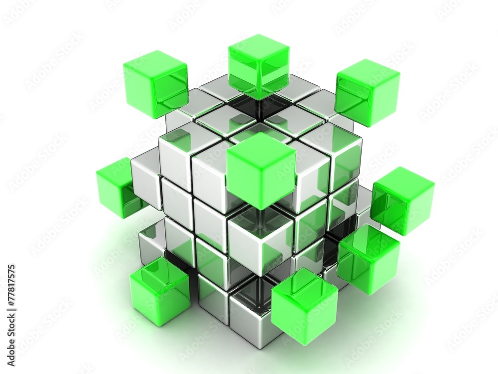 The construction of the cube The construction of the cube