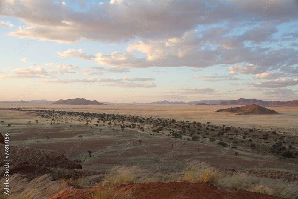 Landscape in the Sossusvlei park, Namibia