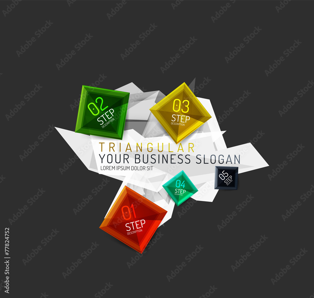 Vector fresh business abstract infographic Vector fresh business abstract infographic