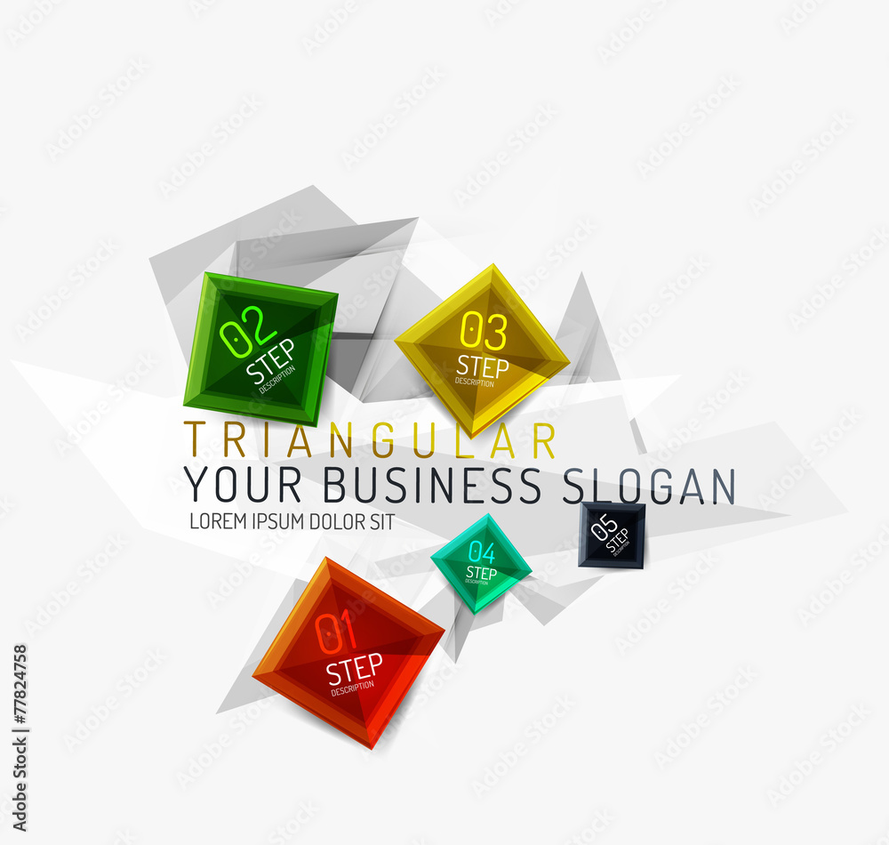 Vector fresh business abstract infographic Vector fresh business abstract infographic