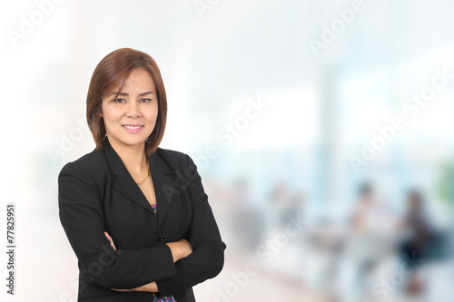 Portrait of young asia business woman 20 - 30 year old in her of