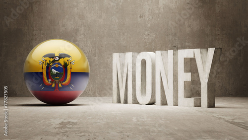 Ecuador. Money Concept.