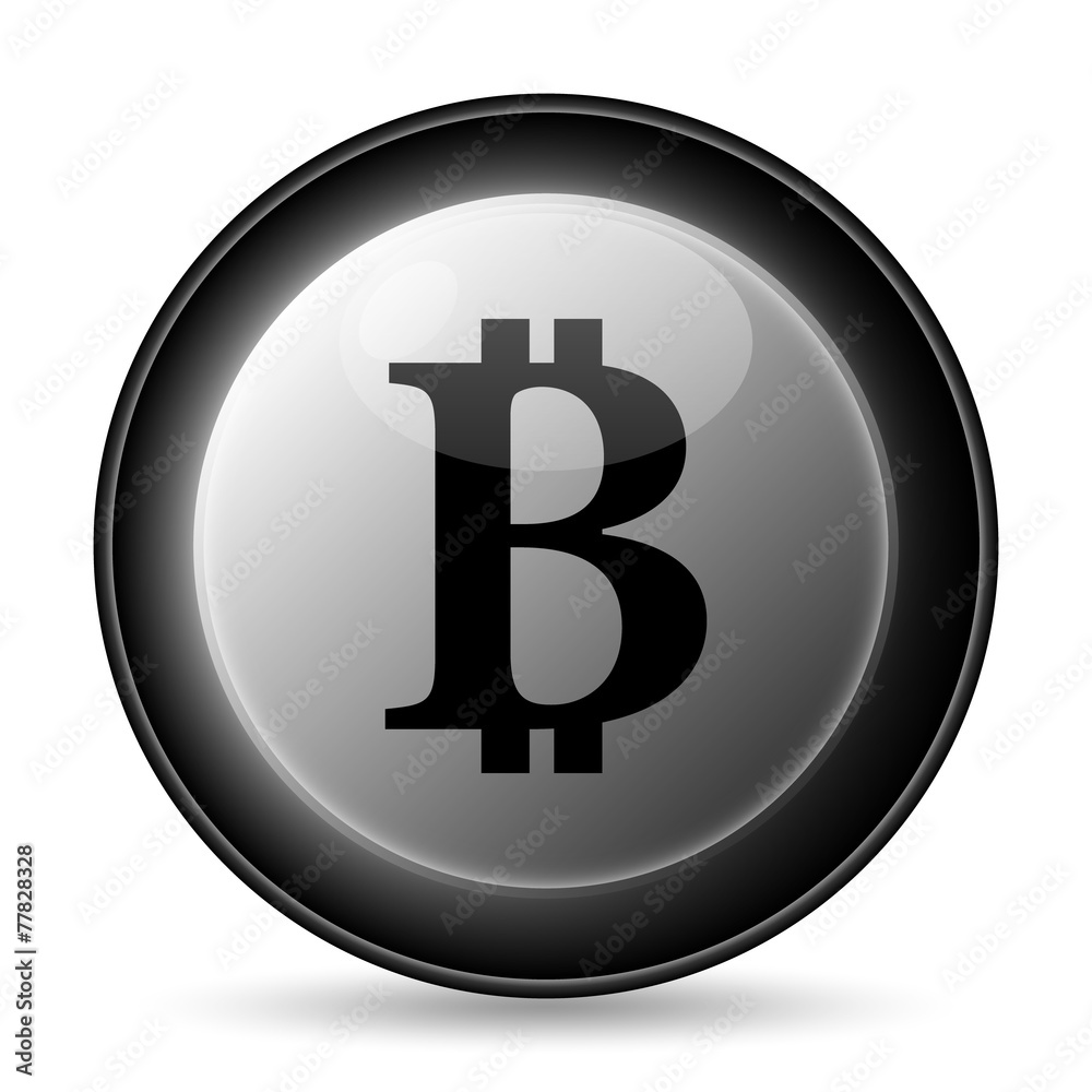 Obraz premium Bitcoin icon