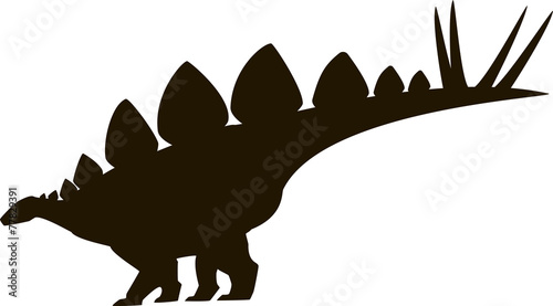 Stegosaurus silhouette