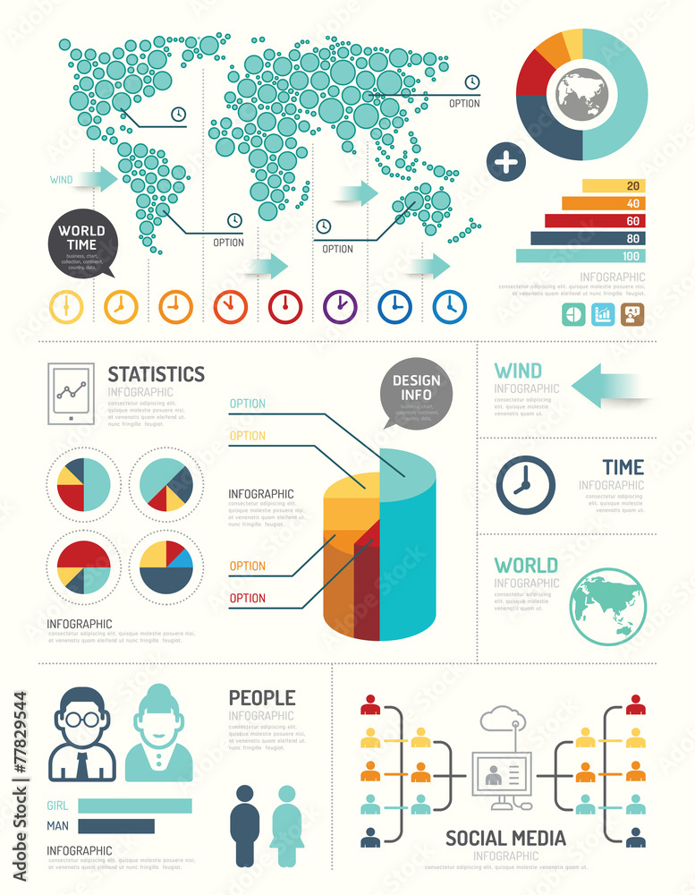 Modern design elements infographic template . Modern design elements infographic template .