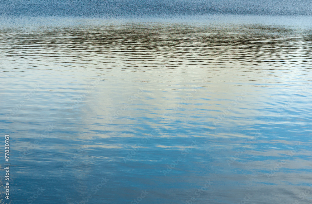 Surface and colors of Dnepr river, Ukraine