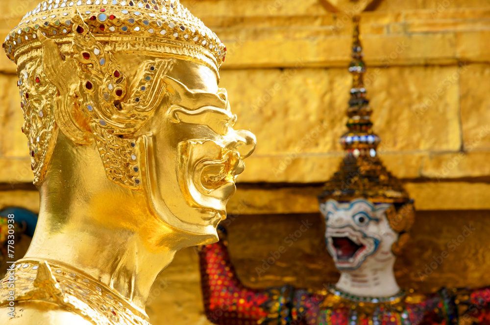 Yaksha, Grand Palace, Wat Phra Kaew , Bangkok, Thailand