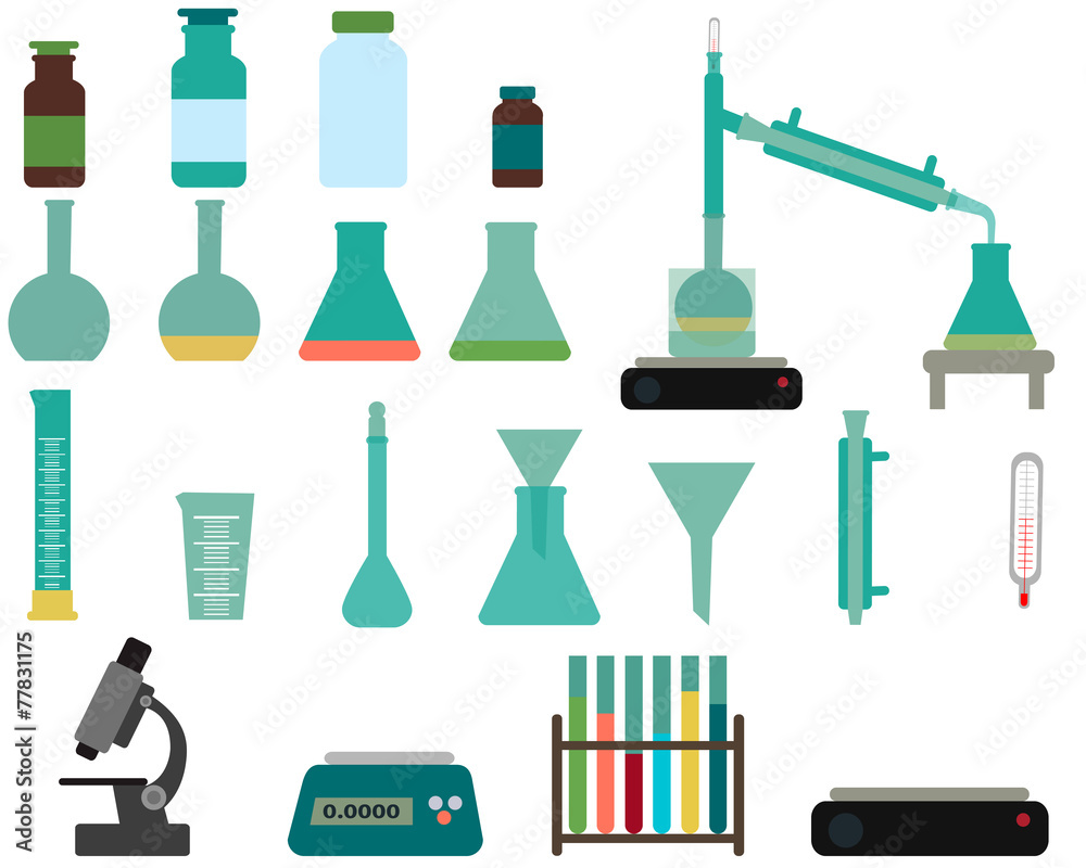 Set of laboratory equipment Set of laboratory equipment