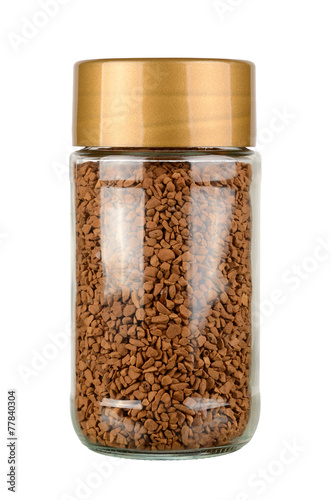 Instant coffee jar